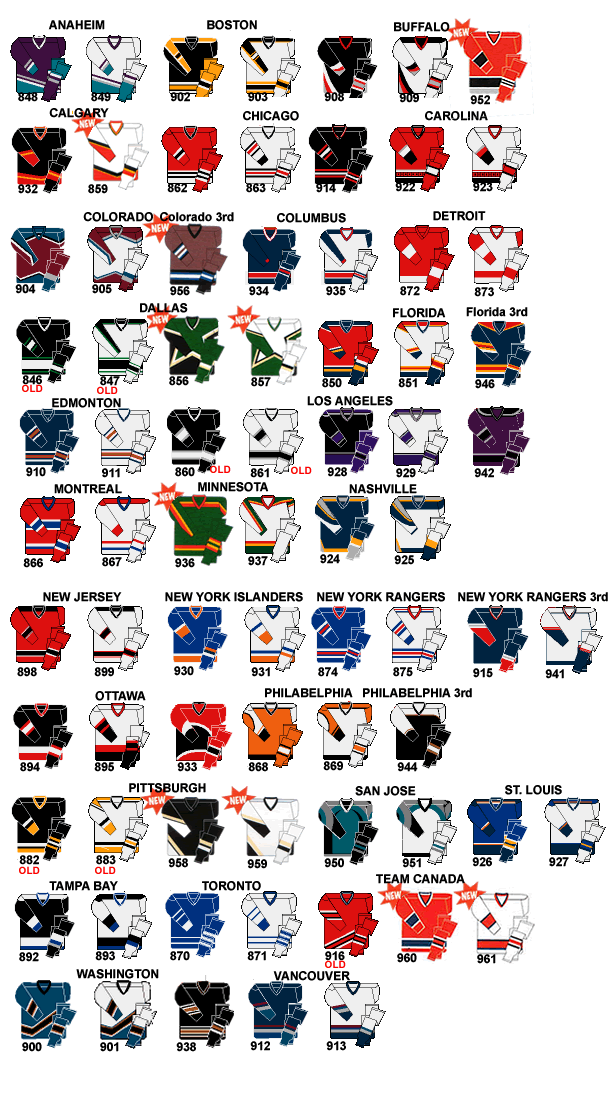 team hockey jerseys